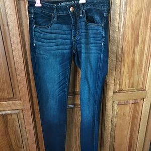 American Eagle Low Rise Jeggings Skinny